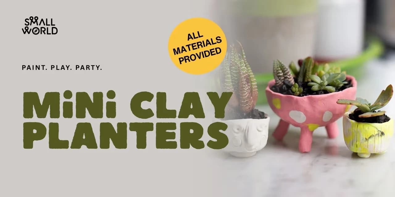 Mini Clay Planters | Slide 1