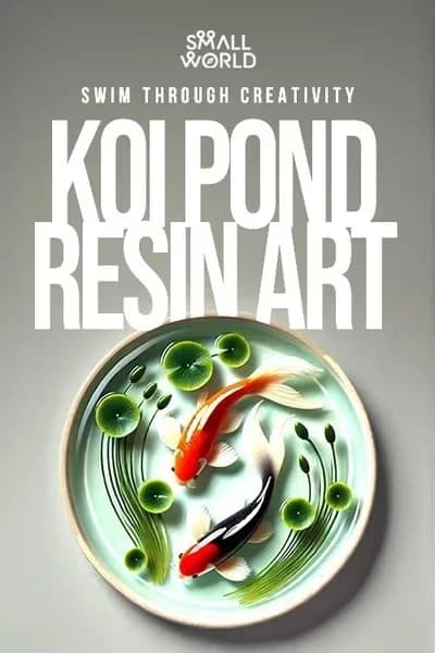Koi Pond Resin Art | Slide 1