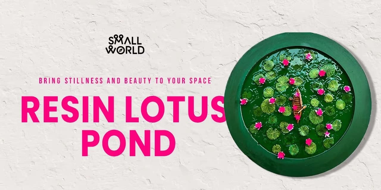 Resin Lotus Pond | Slide 1