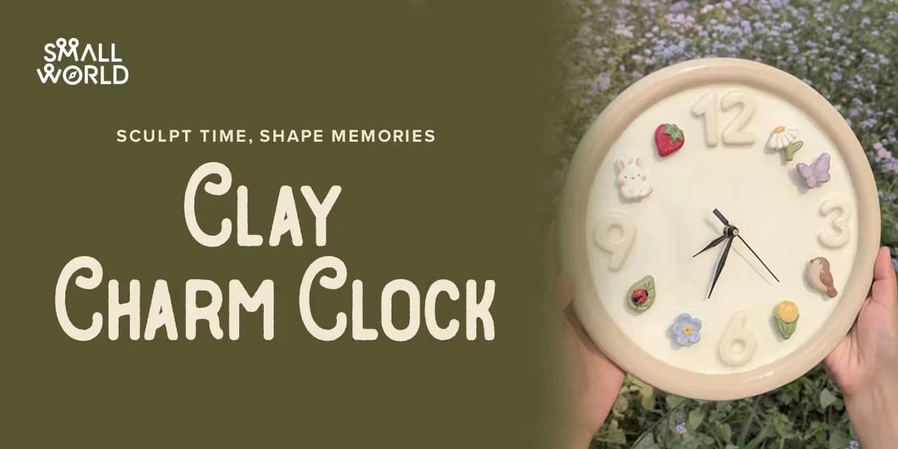 Clay Charm Clock | Slide 1