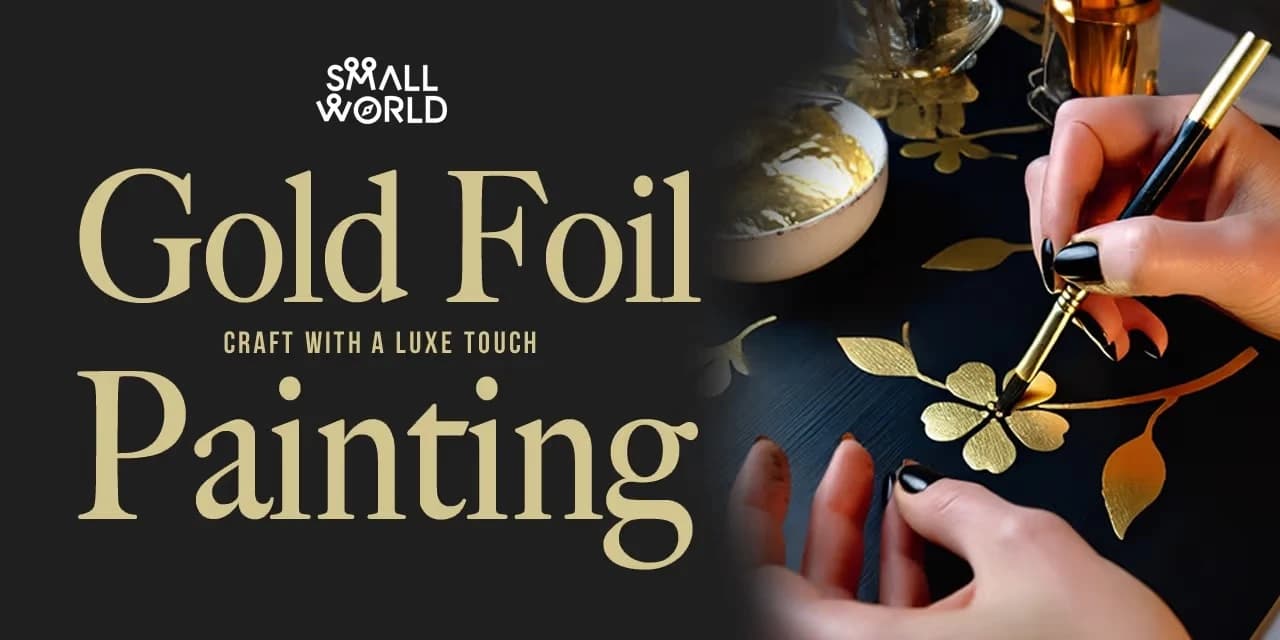 Gold Foil Painting | Slide 1