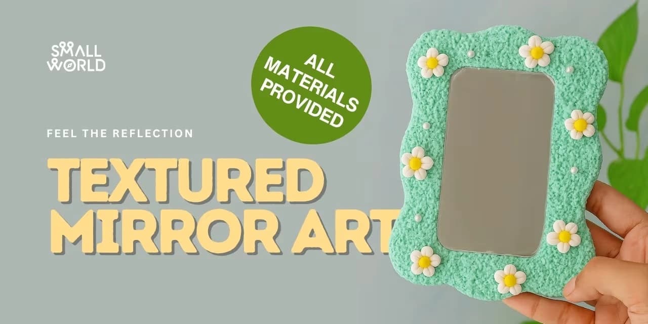 Textured Mirror Art | Slide 1