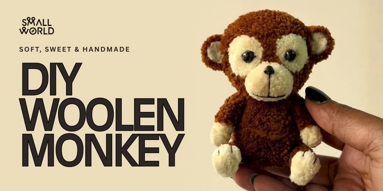 DIY Woolen Monkey | Slide 1